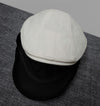 Lightweight Cotton Flat Cap - Cream