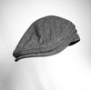Lightweight Cotton Flat Cap - Herringbone