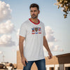 Peace Love America - Men's Crew Neck T-Shirt