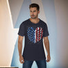 Stars Stripes and Sternum Men's Crew Neck T-Shirt