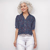 Star Spangled Women's Button Up Blouse
