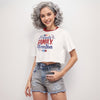 Friends Family Freedom Women's Cropped T-shirt