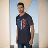Stars Stripes and Sternum Men's Crew Neck T-Shirt