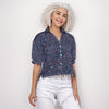 Star Spangled Women's Button Up Blouse