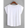 Peace Love America - Women's Curved Hem Top
