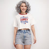 Friends Family Freedom Women's Cropped T-shirt