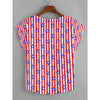 The Patriot Women's Curved Hem Top