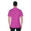 Hot Pink Death Men's Golf Polo Shirt