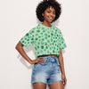 Lucky Green Women's Casual Cropped T-shirt - St. Patrick's Day