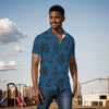 Anchors Away Men's Button Up Short Sleeve Shirt