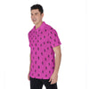 Hot Pink Death Men's Golf Polo Shirt