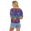 Colorful Mushroom Blouse for Women