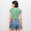 Lucky Green Women's Raglan Cropped T-shirt
