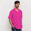 Hot Pink Death -Men's Hawaiian Shirt