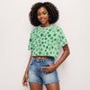 Lucky Green Women's Casual Cropped T-shirt - St. Patrick's Day