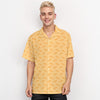 Orangsicle T-rex Men's Hawaiian Shirt