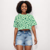 Lucky Green Women's Casual Cropped T-shirt - St. Patrick's Day