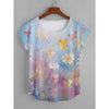 Wildflower Daydream Curved Hem Top