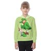 Skateboarding Leprechaun St. Patrick's Day Kid's Pullover Hoodie