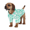 Minty Hibiscus Hawaiian Dog Shirt