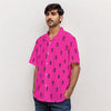 Hot Pink Death -Men's Hawaiian Shirt