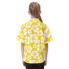 Honey Mustard Hibiscus Youth Hawaiian Shirt