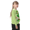 Skateboarding Leprechaun St. Patrick's Day Kid's Pullover Hoodie