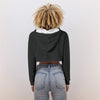 Adventure Awaits Women's Crop Top Hoodie
