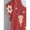 Ornamental Women's Curved Hem Top