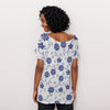 Blue Vines Women's Boatneck T-Shirt