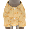 Orangsicle T-rex Hawaiian Dog Shirt