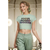 Focus Persist Succeed - Women's Raglan Cropped T-shirt