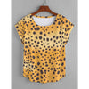 Change Your Spots Leopard Print Women's Curved Hem Top