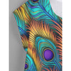Plumage Women's Curved Hem T-shirt
