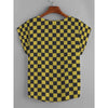 Check Mate Women's Curved Hem Top
