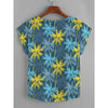 Great Palms Dude Women's Curved Hem Top