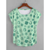 Lucky Green Women's Curved Hem T-shirt